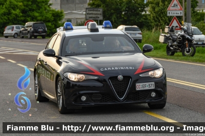 Alfa Romeo Nuova Giulia
Carabinieri
Nucleo Operativo Radiomobile
Allestimento FCA
CC EF 371
Parole chiave: Alfa-Romeo Nuova_Giulia CCEF371 1000_Miglia_2023