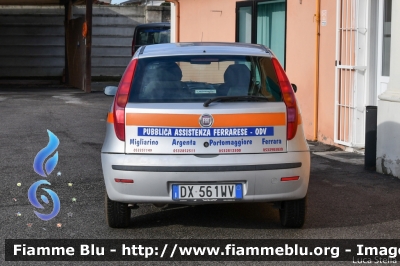 Fiat Punto III serie
Associazione Pubblica Assistenza Ferrarese - ODV
Distaccamento di Argenta
P21
Parole chiave: Fiat Punto_IIIserie