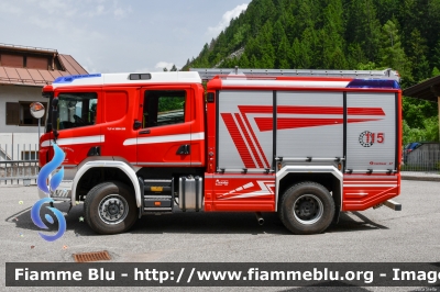 Scania P410 4x4 II serie
Vigili del Fuoco
Unione Distrettuale di Fiemme
Corpo Volontario di Predazzo (TN)
Allestimento Rosenbauer-Brandus
VF 5D6 TN
Parole chiave: Scania P410_4x_IIserie VF5D6TN