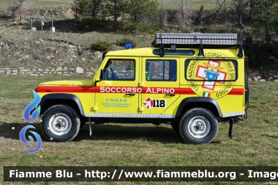 Land Rover Defender 110
Corpo Nazionale Soccorso Alpino e Speleologico
Soccorso Alpino e Speleologico Emilia-Romagna (SAER)
XII Zona
Stazione Monte Falco (FC)
Parole chiave: Land-Rover Defender_110 Ambulanza Automedica