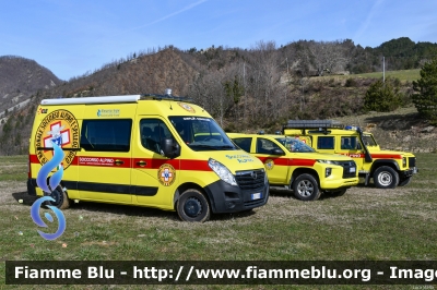 Opel Movano
Corpo Nazionale Soccorso Alpino e Speleologico
Soccorso Alpino e Speleologico Emilia-Romagna (SAER)
XII Zona
Stazione Monte Falco (FC)
Parole chiave: Opel Movano