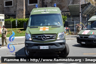 Mercedes-Benz Sprinter 4x4 III serie restyle
Esercito Italiano
Sanità Militare
Policlinico Militare "Celio"
EI DA 388
Parole chiave: Mercedes-Benz Sprinter_4x4_IIIserie_restyle EIDA388 Festa_della_Repubblica_2015