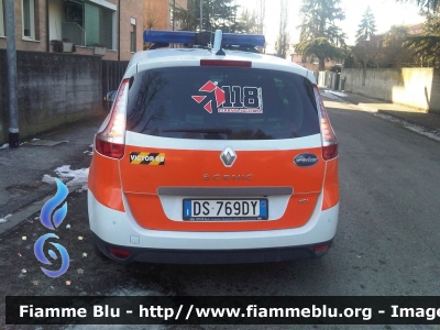 Renault Scenic IV Serie 
118 Ferrara Soccorso
 Azienda Ospedaliera Universitaria di Ferrara
 Automedica "VICTOR-88"
 Allestimento Aricar
Parole chiave: Renault Scenic_IVSerie Automedica