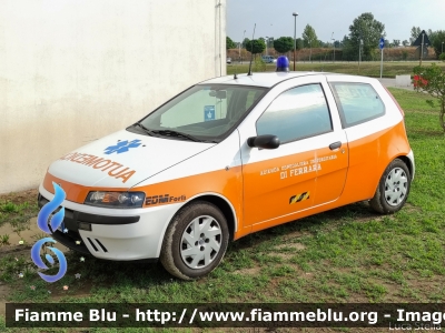 Fiat Punto II Serie
118 Ferrara Soccorso
Azienda Ospedaliera Universitaria di Ferrara
Automedica "FE3155"
Allestimento EDM Forli'
Parole chiave: Fiat Punto_IISerie  Automedica 