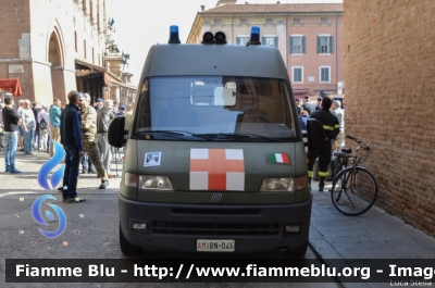 Fiat Ducato II serie
Aeronautica Militare
C.O.F.A.
Poggio Renatico (FE)
Allestimento Bollanti
( con doppie scritte italiano/inglese )
AM BN 046
Parole chiave: Fiat Ducato_IIserie AMBN046 Ambulanza