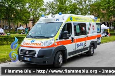 Fiat Ducato X250
Assistenza Pubblica Estense
Ambulanza allestita Vision
APE 3
Parole chiave: Fiat Ducato_X250 Ambulanza Giornata_della_Salute_2016