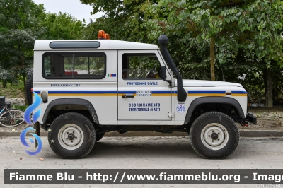 Land Rover Defender 90
Protezione Civile 
Coordinamento Provinciale Asti
Parole chiave: Land-Rover Defender-90