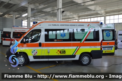 Fiat Ducato X250
Associazione Volontaria
Pubblica Assistenza Ozzano San Lazzaro
Allestimento Aricar Safety
Open Day Aricar
Parole chiave: Fiat Ducato_X250 Ambulanza Open_Day_Aricar