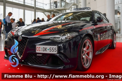 Alfa-Romeo Nuova Giulia Quadrifoglio
Carabinieri
Nucleo Operativo e Radiomobile
CC DK 555
Parole chiave: Alfa-Romeo Nuova_Giulia_Quadrifoglio CCDK555 Reas_2018