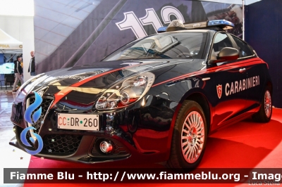 Alfa Romeo Nuova Giulietta restyle
Carabinieri
Nucleo Operativo e RadioMobile
Allestita NCT Nuova Carrozzeria Torinese
Decorazione Grafica Artlantis
CC DR 260
In esposizione al Reas 2019
Parole chiave: Alfa-Romeo Nuova_Giulietta_restyle CCDR260 Reas_2019