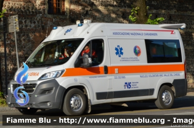 Fiat Ducato X290
Associazione Nazionale Carabinieri
Sezione di Valle del Chiese
Postazione di Carpenedolo BS
Allestimento Orion
Parole chiave: Fiat Ducato_X290 Ambulanza