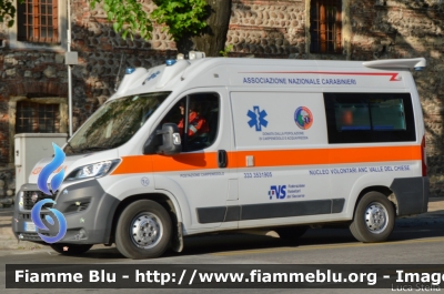 Fiat Ducato X290
Associazione Nazionale Carabinieri
Sezione di Valle del Chiese
Postazione di Carpenedolo BS
Allestimento Orion
Parole chiave: Fiat Ducato_X290 Ambulanza