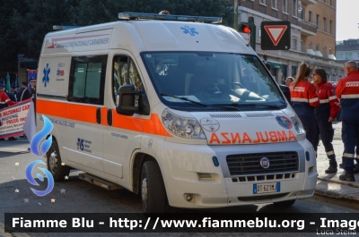 Fiat Ducato X250
Associazione Nazionale Carabinieri
Sezione di Valle del Chiese
Postazione di Gambara BS
Allestimento Orion
Parole chiave: Fiat Ducato_X250 Ambulanza