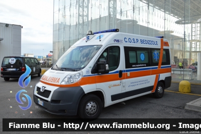 Peugeot Boxer III serie
C.O.S.P. Bedizziole - Centro Operativo Soccorso Pubblico Bedizzole
Allestita PML

Parole chiave: Peugeot Boxer_IIIserie Ambulanza Reas_2015