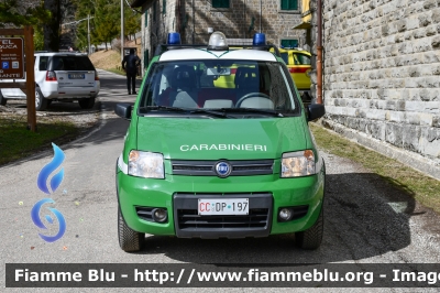 Fiat Nuova Panda 4x4 Climbing I serie 
Carabinieri
Comando Carabinieri Unità per la Tutela Forestali Ambientale ed Agroalimentare 
Parco Nazionale Foreste Casentinesi
CC DP 197
Parole chiave:  CCDP197 Fiat Nuova_Panda_4x4_Climbing_Iserie 