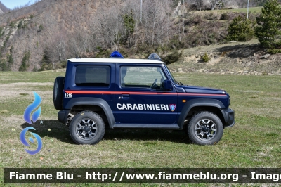 Suzuki Jimny IV serie 
Carabinieri
Comando Carabinieri Unità per la Tutela Forestale Ambientale ed Agroalimentare
Allestimento Focaccia
CC DY 644
Parole chiave: Suzuki Jimny_IVserie  CCDY644