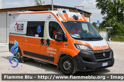 Fiat Ducato X295
118 Ferrara Soccorso
Azienda Ospedaliera Universitaria di Ferrara
Ambulanza "ECHO14"
Allestimento Orion
Parole chiave: Fiat Ducato_X295 Ambulanza