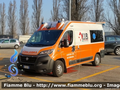 Fiat Ducato X295
118 Ferrara Soccorso
Azienda Ospedaliera Universitaria di Ferrara
Ambulanza "ECHO07"
Allestimento Orion
Parole chiave: Fiat Ducato_X295 Ambulanza