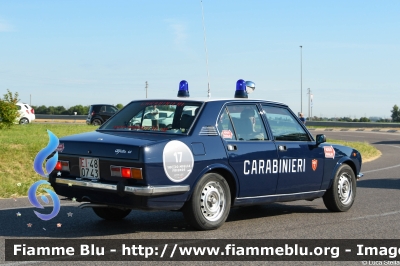 Alfa Romeo Alfetta
Carabinieri
Nucleo Operativo Radiomobile
EI 480743
1000 Miglia 2024
Parole chiave: Alfa-Romeo Alfetta  EI480743 1000_Miglia_2024