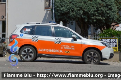 Subaru Forester VI serie
118 Ferrara Soccorso
Azienda Ospedaliera Universitaria di Ferrara
Automedica "FE3175"
Allestimento Vision
Parole chiave: Subaru Forester_VIserie Automdica