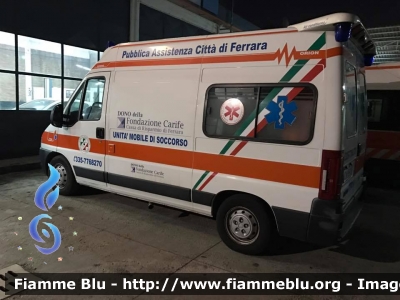 Fiat Ducato III serie
Pubblica Assistenza Città di Ferrara
 Ambulanza allestita Orion
Parole chiave: Fiat Ducato III serie