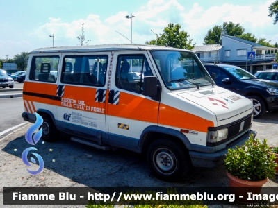 Fiat Ducato I Serie
118 Forlì Soccorso
Azienda USL di Forlì
Automezzo di Servizio "FO3851"
Parole chiave: Fiat Ducato_ISerie