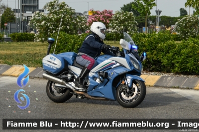 Yamaha FJR 1300 II serie
Polizia di Stato
Polizia Stradale
Allestimento Elevox
POLIZIA G3152
In scorta alla Mille Miglia 2022
Parole chiave: Yamaha FJR_1300_IIserie POLIZIAG3152 100_Miglia_2022