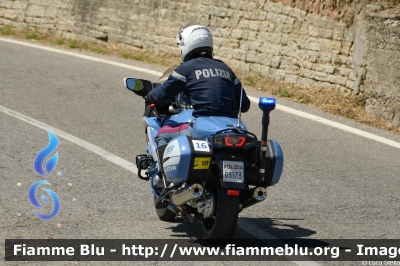 Yamaha FJR 1300 II serie
Polizia di Stato
Polizia Stradale
Allestimento Elevox
in scorta al Tour de France 2024
Moto 16
POLIZIA G3173
Parole chiave: Yamaha FJR_1300_IIserie Tour_DE_France_2024 POLIZIAG3173