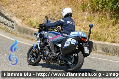 Yamaha Tracer 9
Polizia di Stato
Polizia Stradale
in scorta al Tour de France 2024
Moto 40
POLIZIA G3658
Parole chiave: Yamaha Tracer_9 POLIZIAG3658 Tour_DE_France_2024