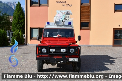 Land Rover Defender 130
Vigili del Fuoco
Unione Distrettuale di Fassa
Corpo di Pozza di Fassa (TN)
VF G43 TN
Parole chiave: Land-Rover Defender_130 VFJ05TN VFG43TN VFK88TN