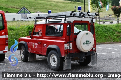 Land Rover Defender 90
Vigili del Fuoco
Unione distrettuale di Fassa
Corpo Volontario di Campitello di Fassa (TN)
VF H59 TN
Parole chiave: Land-Rover Defender_90 VFh59TN