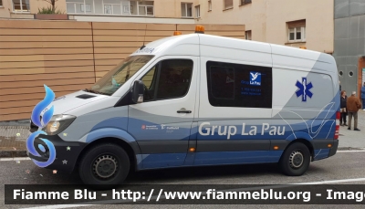 Mercedes-Benz Sprinter III serie Restyle
España - Spagna
Ambulancias Grup La Pau Barcelona
Parole chiave: Ambulanza Ambulance Mercedes-Benz Sprinter_IIIserie_Restyle