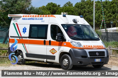 Fiat Ducato X250
Pubblica Assistenza Ravenna sede di Lugo
Allestimento Orion
Parole chiave: Fiat Ducato_X250 Ambulanza Air_Show_2018