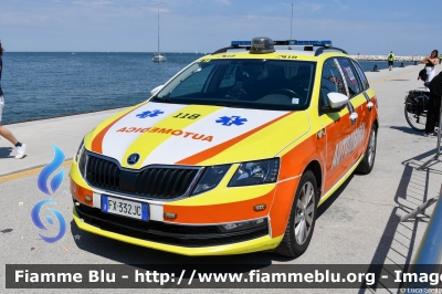 Skoda Octavia Wagon 4x4 V serie
118 Romagna Soccorso
Azienda USL della Romagna
Ambito Territoriale di Rimini
"MIKE 16"
Allestita Safety Car Rimini
Parole chiave: Skoda Octavia_Wagon_4x4_Vserie Automedica Emerge_Rimini_2024