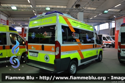 Fiat Ducato X290
Pubblica Assistenza Caorso - Castelvetro - Monticelli 
Allestita Ambitalia
In esposizione al Reas 2015
Parole chiave: Fiat Ducato_X290 Ambulanza Reas_2015