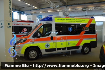 Fiat Ducato X290
Pubblica Assistenza Caorso - Castelvetro - Monticelli 
Allestita Ambitalia
In esposizione al Reas 2015
Parole chiave: Fiat Ducato_X290 Ambulanza Reas_2015