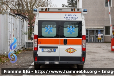 Fiat Ducato X250
Pubblica Assistenza Ravenna
Allestimento EDM
Ravenna 12
Parole chiave: Fiat Ducato_X250 Ambulanza