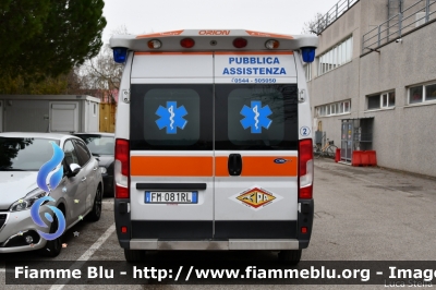 Fiat Ducato X290
Pubblica Assistenza Ravenna
Allestimento Orion
Ravenna 2
Parole chiave: Fiat Ducato_X290 Ambulanza