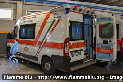 Fiat Ducato X250
Pubblica Assistenza Ravenna
Allestimento Orion
Ravenna 6
Parole chiave: Fiat Ducato_X250 Ambulanza