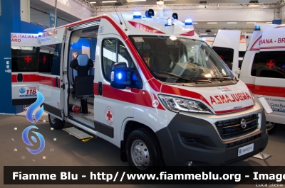 Fiat Ducato X290
Croce Rossa Italiana
Comitato Provinciale di Pesaro
Allestita Aricar

Esposta al REAS 2016
Parole chiave: Fiat Ducato_X290 Ambulanza Reas_2016