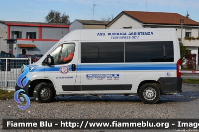 Fiat Ducato X290
Associazione Pubblica Assistenza Ferrarese - ODV
Allestimento PamMobility
Distaccamento di Portomaggiore
PM3
Parole chiave: Fiat Ducato_X290