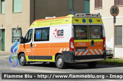 Fiat Ducato X290
118 Romagna Soccorso
Azienda USL della Romagna
Ambito Territoriale di Ravenna
"RA 38"
Allestimento Orion
Parole chiave: Fiat Ducato_X290 Ambulanza