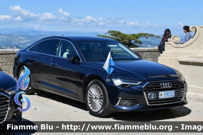 Audi A6
Repubblica di San Marino 
Capitani Reggenti
SM 002
Parole chiave: Audi A6 SM001 SM002