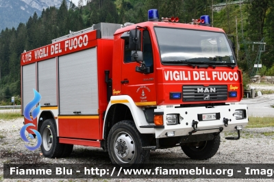 Man LE 14.280
Vigili del Fuoco
Unione Distrettuale di Primiero
Corpo Volontario di Canal San Bovo (TN)
Allestimento Ziegler
VF 2D8 TN
Parole chiave: Man LE_14.280 VF2D8TN