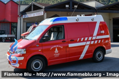 Volkswagen Transporter T5
Vigili del Fuoco
Distretto di Pergine Valsugana
Corpo Volontario di Caldonazzo (TN)
Polisoccorso allestimento Brandshutz-Rosenbauer
VF 7H4 TN
Parole chiave: Volkswagen Transporter_T5 VF7H4TN