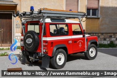 Land Rover Defender 90
Vigili del Fuoco
Unione Distrettuale della Vallagarina
Corpo Volontario di Ala
VF K89 TN
Parole chiave: Land-Rover Defender_90 VFK89TN