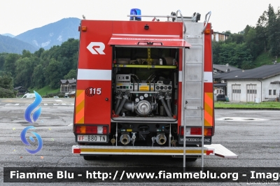 Mercedes-Benz 1227 4x4
Vigili del Fuoco
Unione Distrettuale di Primiero
Corpo Volontario del Consorzio del Primiero (TN)
Allestimento Rosenbauer
VF B80 TN
Parole chiave: Mercedes-Benz 1227_4x4 VFB80TN