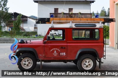 Land Rover Defender 90
Vigili del Fuoco
Distretto di Trento
Corpo Volontario di Lavarone
VF H28 TN
Parole chiave: Land-Rover Defender_90 VFH29TN