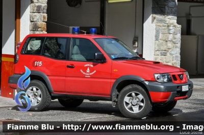 Nissan Terrano II serie restyle
Vigili del Fuoco
Unione Distrettuale di Primiero
Assegnata al Corpo Volontario di San Martino di Castrozza (TN)
VF Z33 TN
Parole chiave: Nissan Terrano_II_serie_restyle VFZ33TN