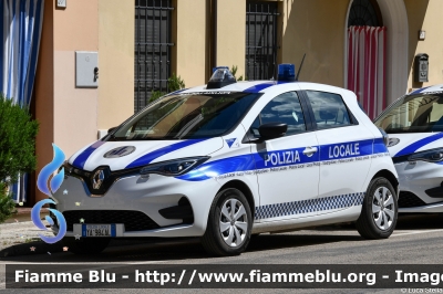 Renault Zoe
Polizia Municipale
Corpo unico di Polizia Municipale Argenta-Portomaggiore-Ostellato (FE)
Distaccamento di Argenta
POLIZIA LOCALE YA 984 AL
Parole chiave: Renault Zoe POLIZIALOCALEYA984AL Giro _D_Italia_2024